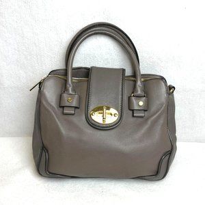 Antonio Melani Taupe Satchel Tote